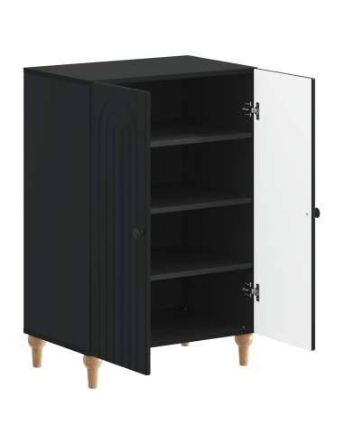 Mobile per scarpe ALKMAAR 59,5 x 39,5 x 90 cm Nero