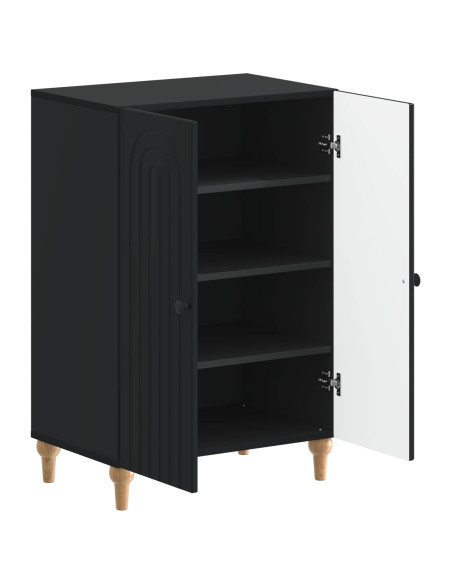 Mobile per scarpe ALKMAAR 59,5 x 39,5 x 90 cm Nero