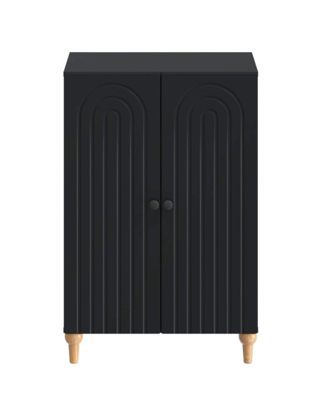 Mobile per scarpe ALKMAAR 59,5 x 39,5 x 90 cm Nero