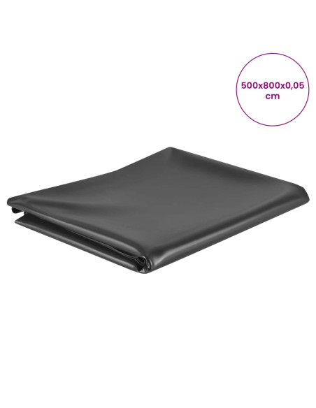 Fodera Stagno 5 x 8 m PVC 0,5 mm Nero