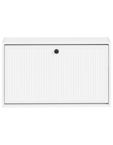Mobiletto per Scarpe da Muro EDE 71 x 17 x 43 cm Bianco