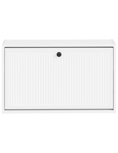 Mobiletto per Scarpe da Muro EDE 71 x 17 x 43 cm Bianco