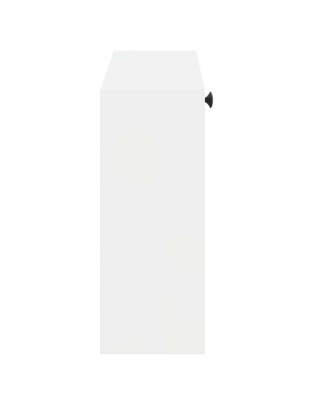 Mobiletto per Scarpe da Muro EDE 71 x 17 x 43 cm Bianco Lucido