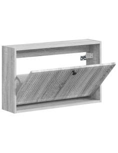 Mobiletto per Scarpe da Muro EDE 71 x 17 x 43 cm Sonoma grigio 2