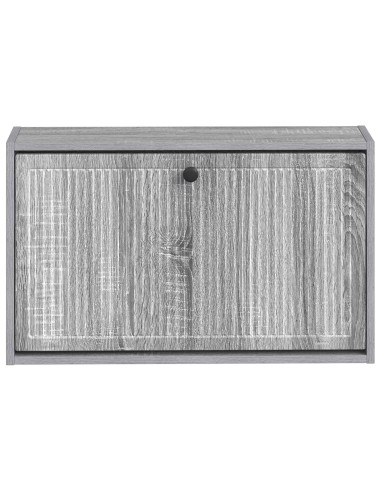 Mobiletto per Scarpe da Muro EDE 71 x 17 x 43 cm Sonoma grigio