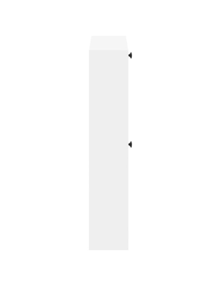 Mobiletto per Scarpe da Muro EDE 71 x 17 x 86 cm Bianco