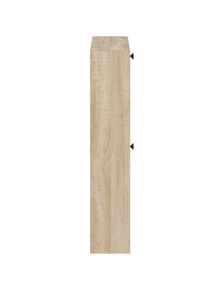 Mobiletto per Scarpe da Muro EDE 71 x 17 x 86 cm Rovere Sonoma