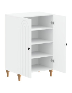 Mobile per scarpe ALKMAAR 59,5 x 39,5 x 90 cm Bianco 2