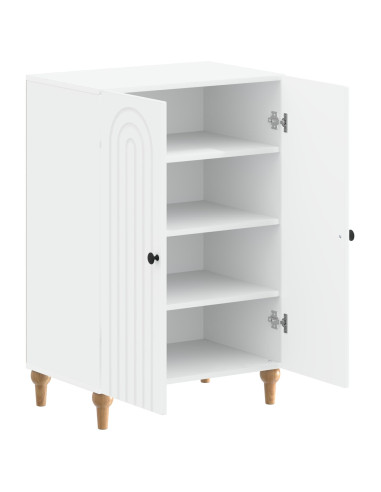 Mobile per scarpe ALKMAAR 59,5 x 39,5 x 90 cm Bianco