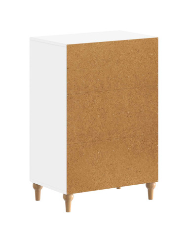 Mobile per scarpe ALKMAAR 59,5 x 39,5 x 90 cm Bianco