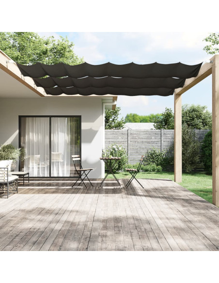 Paravento Verticale Antracite 60x420 cm in Tessuto Oxford
