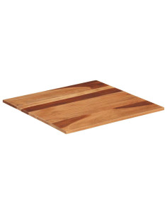 Piano Tavolo in Legno Massello di Acacia 15-16 mm 60x60 cm