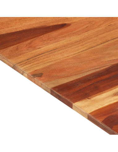 Piano Tavolo in Legno Massello di Acacia 15-16 mm 60x60 cm