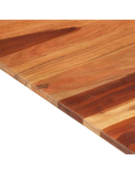 Piano Tavolo in Legno Massello di Acacia 15-16 mm 60x60 cm