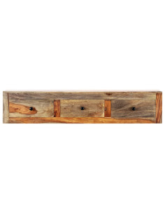 Tavolo Consolle da Parete 100x25x20 cm in Massello di Acacia