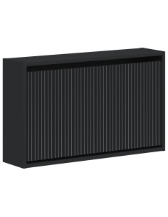 Mobiletto per Scarpe da Muro ARNHEM 71 x 17 x 43 cm Nero