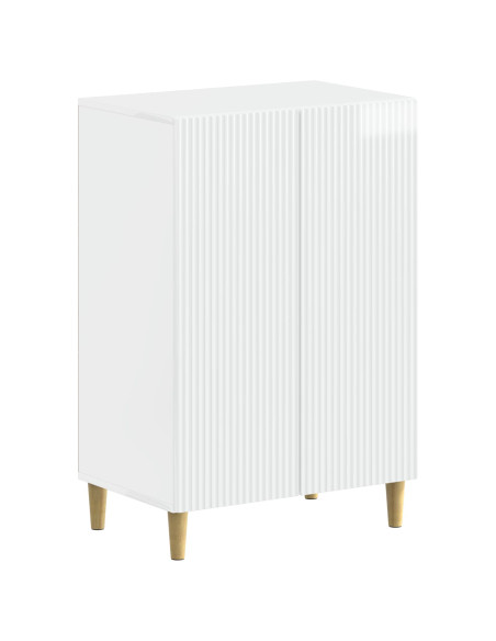 Mobile per scarpe ARNHEM 59,5 x 39,5 x 90 cm Bianco Lucido