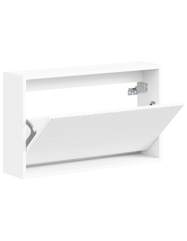 Mobiletto per Scarpe da Muro ARNHEM 71 x 17 x 43 cm Bianco