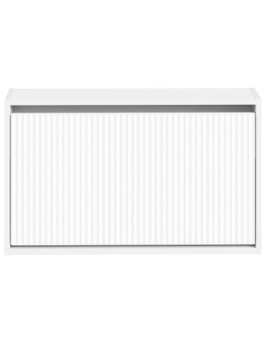 Mobiletto per Scarpe da Muro ARNHEM 71 x 17 x 43 cm Bianco