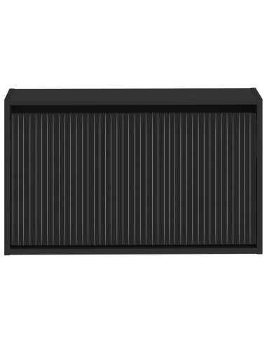 Mobiletto per Scarpe da Muro ARNHEM 71 x 17 x 43 cm Nero