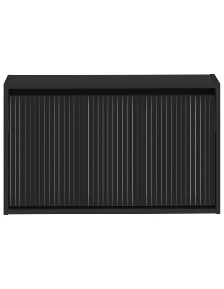 Mobiletto per Scarpe da Muro ARNHEM 71 x 17 x 43 cm Nero