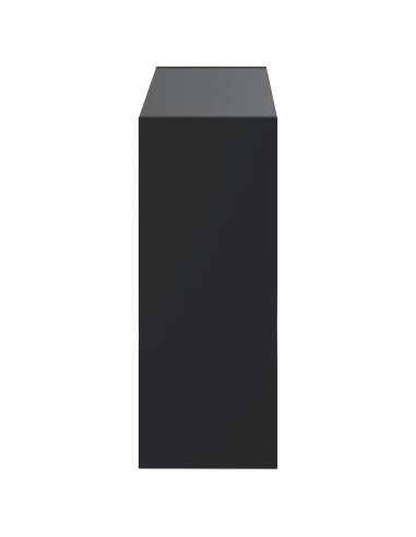 Mobiletto per Scarpe da Muro ARNHEM 71 x 17 x 43 cm Nero