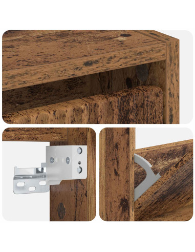 Mobiletto per Scarpe da Muro ARNHEM 71 x 17 x 86 cm