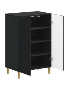 Mobile per scarpe ARNHEM 59,5 x 39,5 x 90 cm Nero 2