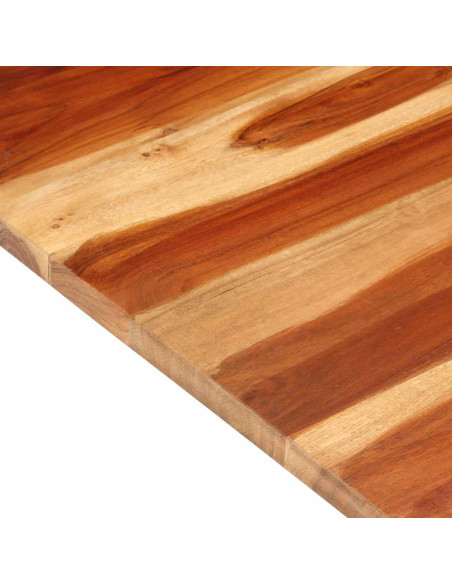 Piano Tavolo in Legno Massello di Acacia 25-27 mm 60x100 cm