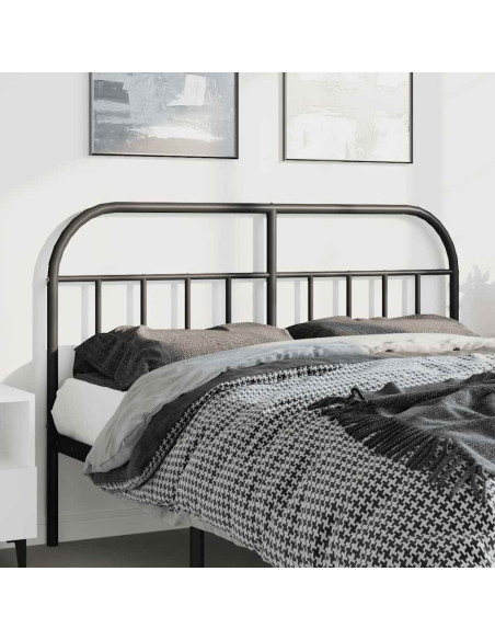 Testiera di Ricambio in Metallo Nero 150 cm