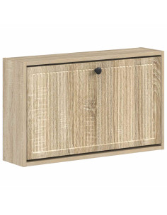 Mobiletto per Scarpe da Muro EDE 71 x 17 x 43 cm Rovere Sonoma