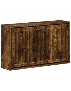 Mobiletto per Scarpe da Muro EDE 71 x 17 x 43 cm Rovere Fumo