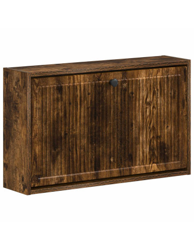 Mobiletto per Scarpe da Muro EDE 71 x 17 x 43 cm Rovere Fumo