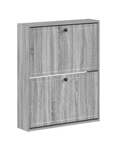 Mobiletto per Scarpe da Muro EDE 71 x 17 x 86 cm Sonoma grigio