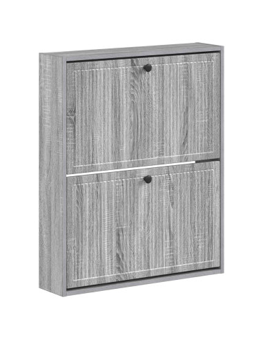Mobiletto per Scarpe da Muro EDE 71 x 17 x 86 cm Sonoma grigio