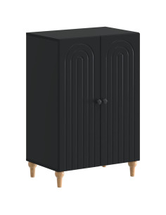 Mobile per scarpe ALKMAAR 59,5 x 39,5 x 90 cm Nero
