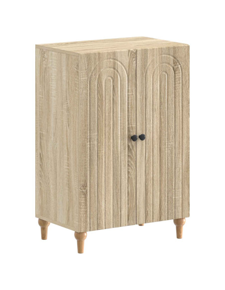 Mobile per scarpe ALKMAAR 59,5 x 39,5 x 90 cm Rovere Sonoma