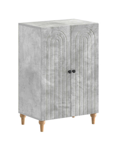 Mobile per scarpe ALKMAAR 59,5 x 39,5 x 90 cm Grigio Cemento