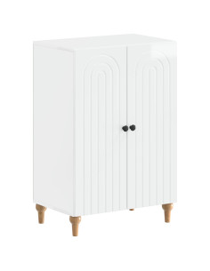 Mobile per scarpe ALKMAAR 59,5 x 39,5 x 90 cm Bianco Lucido