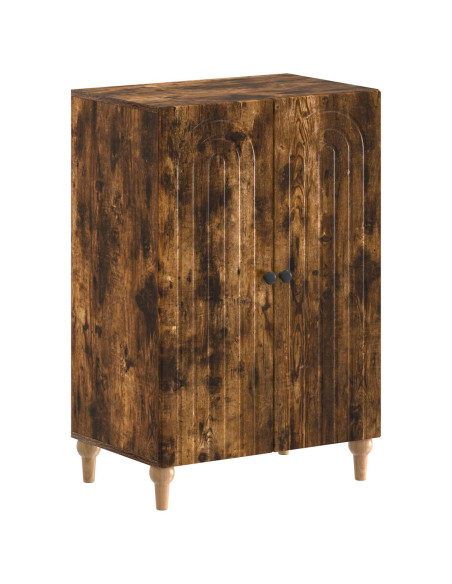 Mobile per scarpe ALKMAAR 59,5 x 39,5 x 90 cm Rovere Fumo
