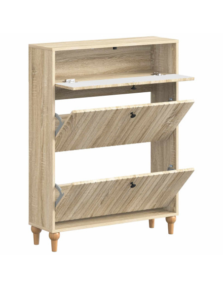 Mobile per scarpe ALKMAAR 78 x 24 x 103 cm Legno ingegnerizzato