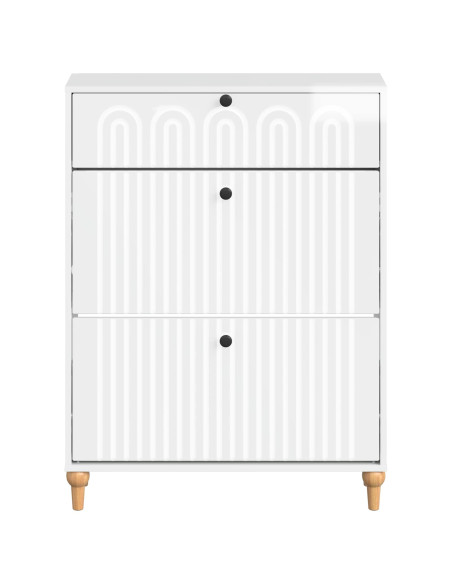 Mobile per scarpe ALKMAAR 78 x 24 x 103 cm Legno ingegnerizzato