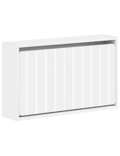 Mobiletto per Scarpe da Muro ZWOLLE 71 x 17 x 43 cm Bianco