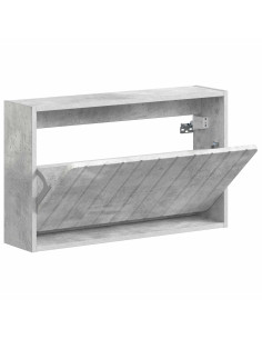Mobiletto per Scarpe da Muro ZWOLLE 71 x 17 x 43 cm 2
