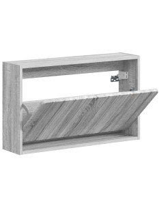 Mobiletto per Scarpe da Muro ZWOLLE 71 x 17 x 43 cm 2