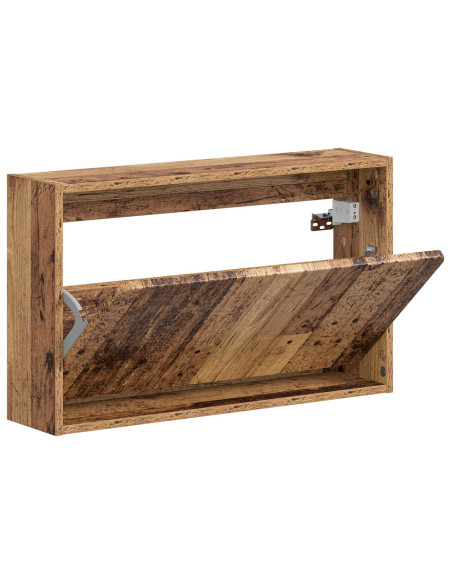 Mobiletto per Scarpe da Muro ZWOLLE 71 x 17 x 43 cm