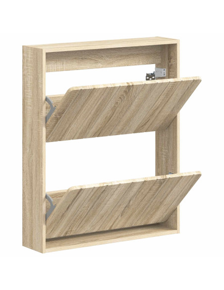 Mobiletto per Scarpe da Muro ZWOLLE 71 x 17 x 86 cm