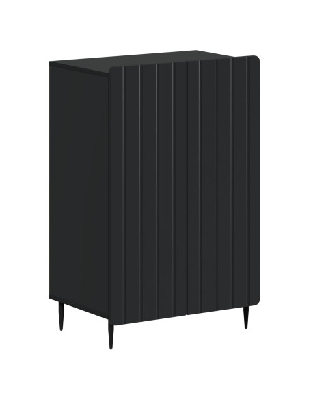 Mobile per scarpe ZWOLLE 59,5 x 39,5 x 91,5 cm Nero