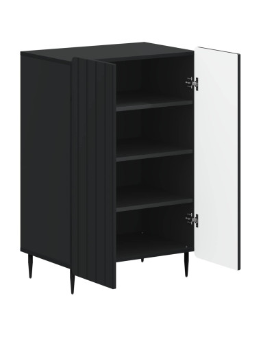 Mobile per scarpe ZWOLLE 59,5 x 39,5 x 91,5 cm Nero