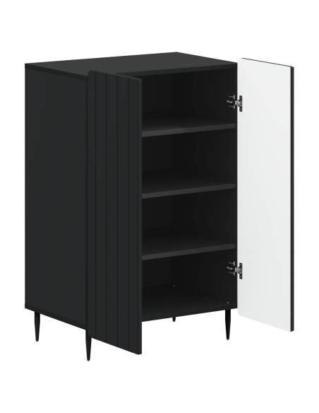 Mobile per scarpe ZWOLLE 59,5 x 39,5 x 91,5 cm Nero